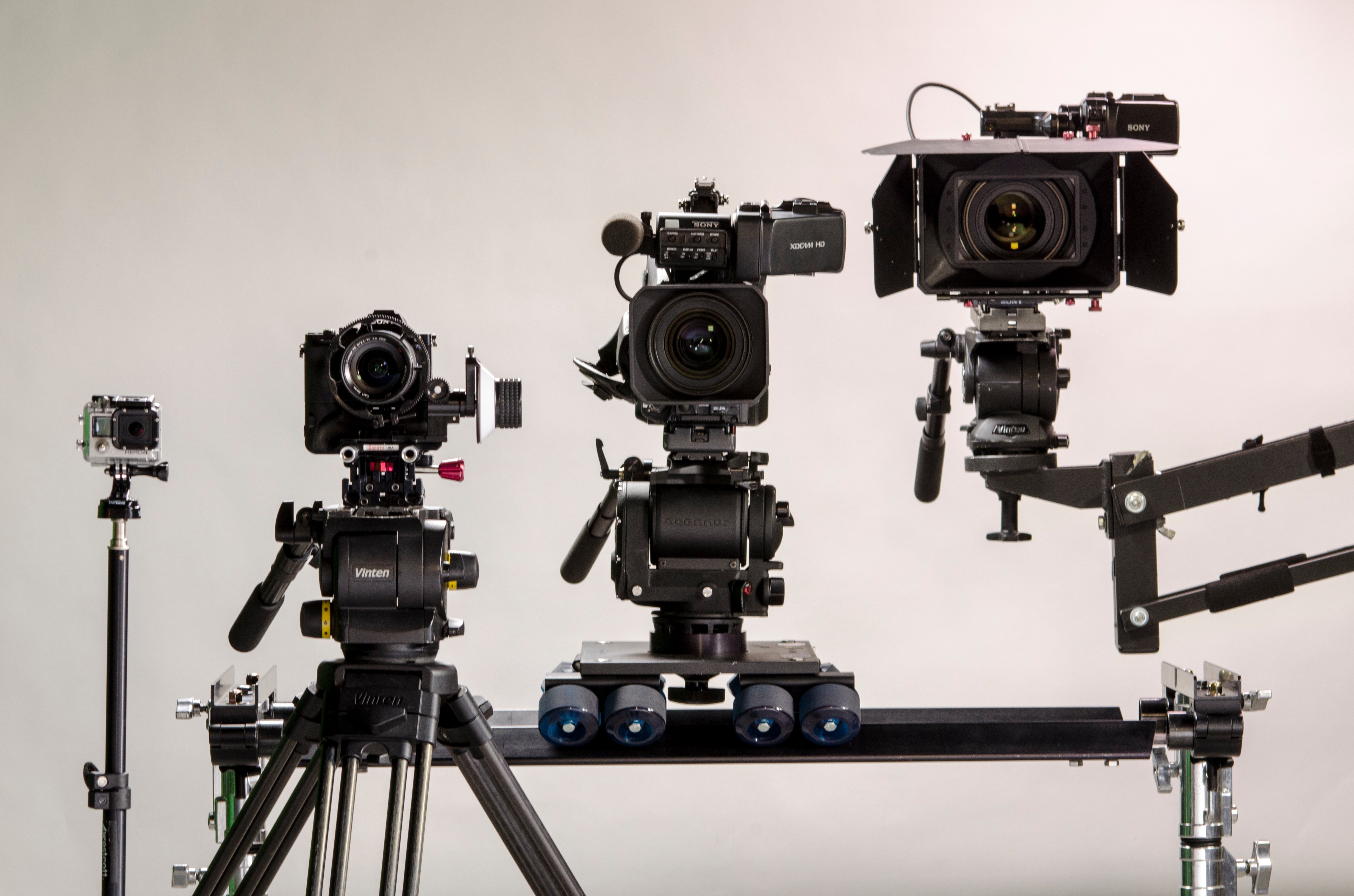 Some of the Cameras that Plum Media can use